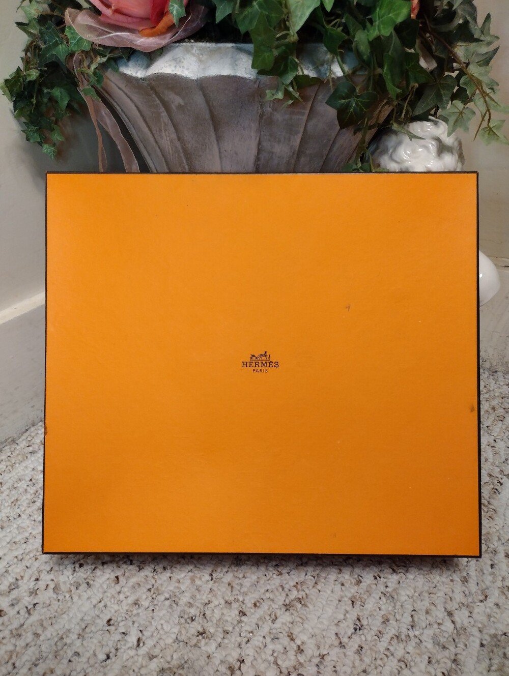 Hermès Orange Signature Purse Box - Picture 10 of 10